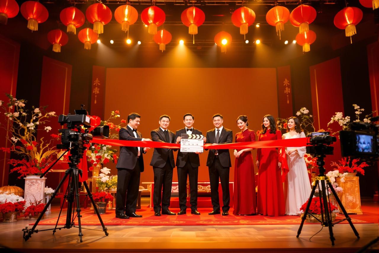 网站吃瓜娱乐动态：某知名导演新片开机，全明星阵容引发影迷狂欢